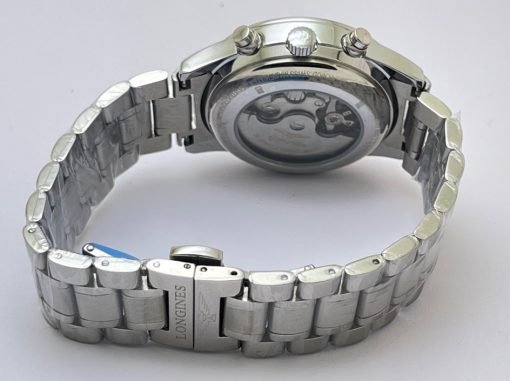 Longines Master Collection Steel Bracelet Blue Swiss Automatic Watch - Image 6