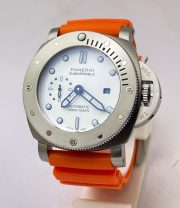 Panerai Submersible Orange Rubber Strap Swiss Automatic Watch - Image 2