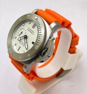 Panerai Submersible Orange Rubber Strap Swiss Automatic Watch - Image 3