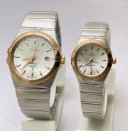 Omega Constellation Double Eagle Stick Mark Couple Watch - Image 2