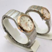 Omega Constellation Double Eagle Stick Mark Couple Watch - Image 4