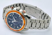 Omega Seamaster Planet Ocean Black Dial Orange Bezel Steel Watch B - Image 5