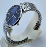 Longines Elegance La Grande Roman Mark Blue Steel Watch - Image 3