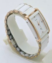 Rado Jubile Square White Ceramic Dual Tone Watch - Image 4