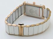 Rado Jubile Square White Ceramic Dual Tone Watch - Image 6