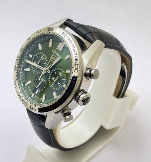 Tag Heuer Carrera Sport Green Chronograph Watch - Image 3