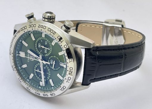 Tag Heuer Carrera Sport Green Chronograph Watch - Image 5
