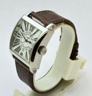 Franck Muller Square Master Leather Strap Watch - Image 3