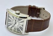 Franck Muller Square Master Leather Strap Watch - Image 5