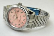 Rolex Datejust Diamond Mark Pink Steel Swiss Automatic Watch - Image 6
