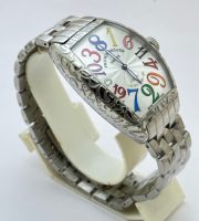 Franck Muller Crazy Color Dream Croco White Steel Swiss Automatic Watch - Image 4