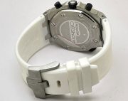 Audemars Piguet Diver Chronograph White Rubber Strap Watch - Image 6