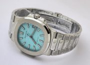 Patek Philippe Nautilus Tiffany & Co Swiss ETA Caliber 26-330 Valjoux Movement Automatic Watch - Image 5