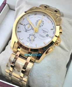 Tissot Couturier White Golden Bracelet Watch