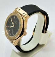Hublot Vendom Classic Rose Gold Black Rubber Strap Swiss Automatic Watch - Image 3