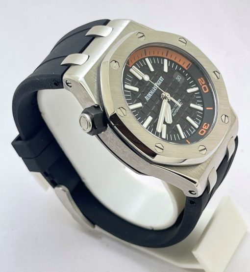 Audemars Piguet Diver Black Rubber Strap 2 Swiss Automatic Watch - Image 4