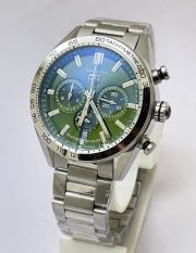 Tag Heuer Carrera Sport Green Chronograph Steel Watch - Image 2