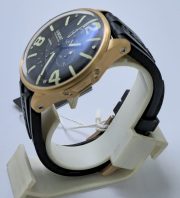 U BOAT Capsoil Titanio Black Rubber Strap Watch - Image 3