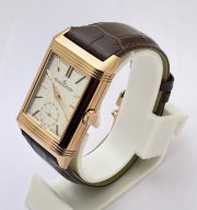 Jaeger Lecoultre Reverso Tribute Duoface Swiss ETA 7750 Valjoux Movement Watch - Image 3