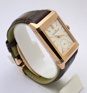 Jaeger Lecoultre Reverso Tribute Duoface Swiss ETA 7750 Valjoux Movement Watch - Image 4