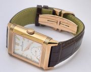 Jaeger Lecoultre Reverso Tribute Duoface Swiss ETA 7750 Valjoux Movement Watch - Image 5