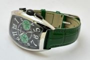 Franck Muller Casablanca Chronograph Green Leather Strap Watch - Image 5