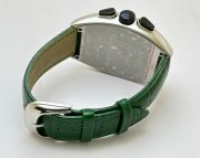 Franck Muller Casablanca Chronograph Green Leather Strap Watch - Image 6
