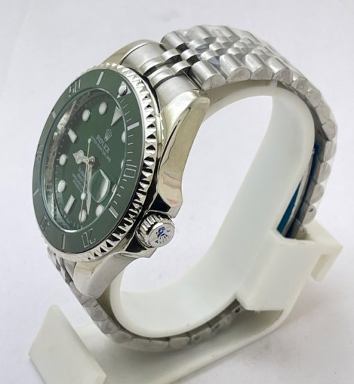Rolex Submariner Green HULK Edition Jubilee Bracelet Swiss Automatic Watch - Image 3