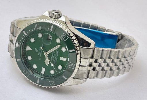 Rolex Submariner Green HULK Edition Jubilee Bracelet Swiss Automatic Watch - Image 5