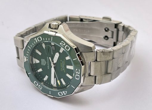 TAG Heuer Aquaracer Calibre 5 Green Swiss Automatic Watch - Image 5