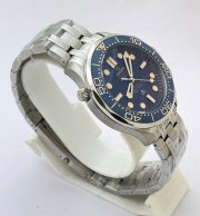 Omega Seamaster Diver Blue Swiss Automatic Watch - Image 4