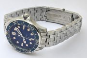 Omega Seamaster Diver Blue Swiss Automatic Watch - Image 5