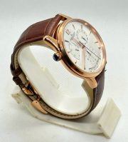 Jaeger Le Coultre Master Control Power Reserve White Rose Gold Swiss ETA Automatic Watch - Image 4