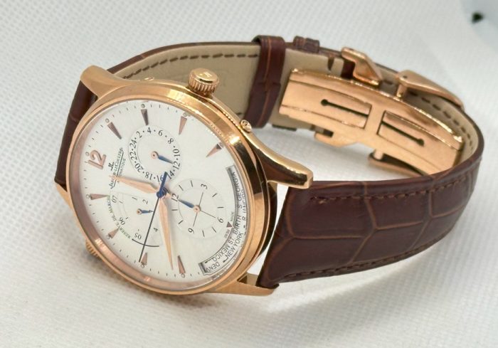 Jaeger Le Coultre Master Control Power Reserve White Rose Gold Swiss ETA Automatic Watch - Image 5