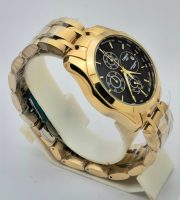 Tissot Couturier Black Golden Bracelet Watch - Image 4