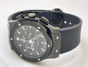 Hublot Classic Fusion Chronograph Full Black Rubber Strap Watch - Image 5