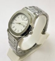 Patek Philippe Nautilus Steel White Watch - Image 3