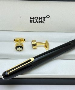 Mont Blanc Rollerball Pen Cufflink Combo - 1