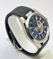 OMEGA SEAMASTER AQUA TERA WORLD TIME BLACK SWISS AUTOMATIC WATCH - Image 4
