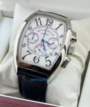 Franck Muller Casablanca Chronograph Leather Strap Watch