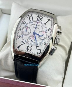 Franck Muller Casablanca Chronograph Leather Strap Watch