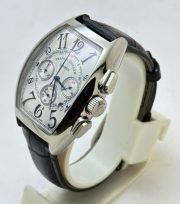 Franck Muller Casablanca Chronograph Leather Strap Watch - Image 3
