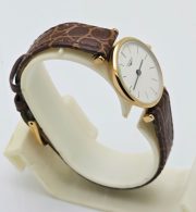 Longines La Grande Classique Ultra Slim Rose Gold Leather Strap Ladies Watch - Image 4