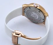Hublot Classic Fusion Diamond White Rubber Strap Ladies Watch - Image 6