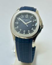 Patek Philippe Aquanaut Blue Rubber Strap Watch - Image 2