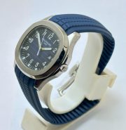 Patek Philippe Aquanaut Blue Rubber Strap Watch - Image 3