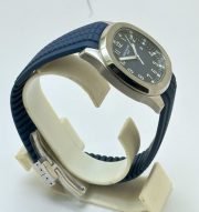 Patek Philippe Aquanaut Blue Rubber Strap Watch - Image 4