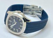 Patek Philippe Aquanaut Blue Rubber Strap Watch - Image 5