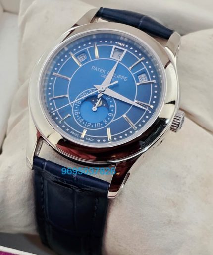 Patek Philippe Complications Annual Calendar Blue Swiss Automatic Watch