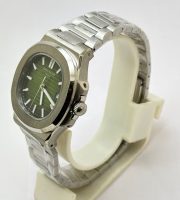 Patek Philippe Nautilus Steel Green Swiss Automatic Watch - Image 3